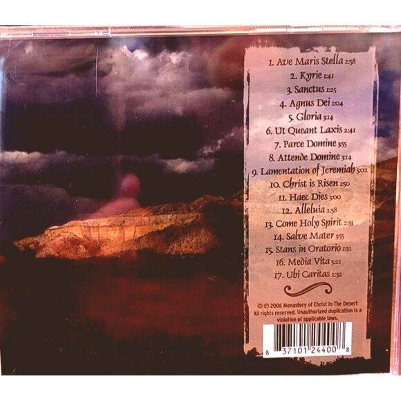 Monks Of Christ In The Desert Monastery Music CD - Sanctae Lactitiae New 37309c - Picture 2 of 2